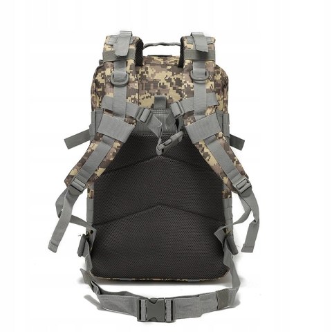 DUŻY PLECAK Wojskowy 45L Podróżny TAKTYCZNY TURYSTYCZNY Z Flagą