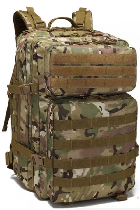 DUŻY PLECAK Wojskowy 45L Podróżny TAKTYCZNY TURYSTYCZNY Z Flagą