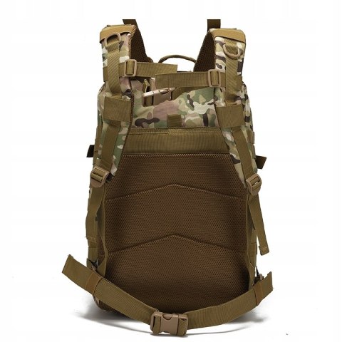 DUŻY PLECAK Wojskowy 45L Podróżny TAKTYCZNY TURYSTYCZNY Z Flagą