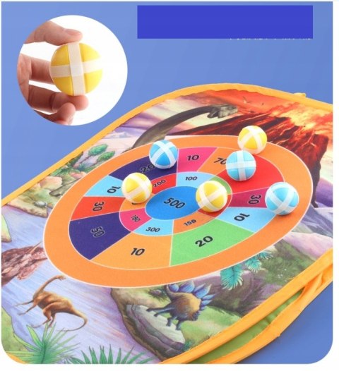 GRA ZRĘCZNOŚCIOWA Rzucanie Woreczkiem Do Celu Na Punkty Piłeczki 3w1