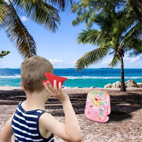 Gra Zręcznościowa Rzucanie Do Celu Woreczkami 3w1 PIŁECZKI Różowa