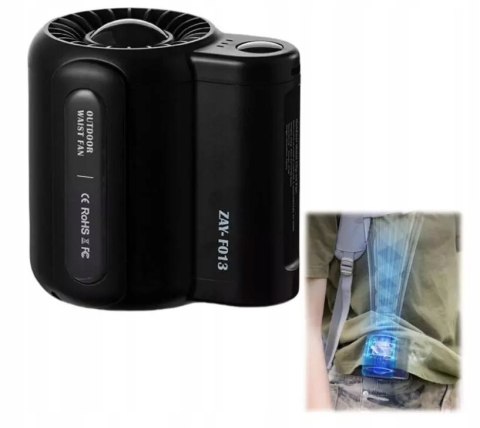 KLIMATYZATOR Przenośny WIATRAK NA Pasek Mini CHŁODZĄCY USB Wentylator