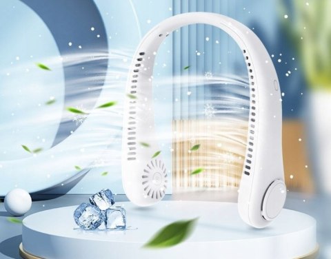 KLIMATYZATOR Przenośny Wiatrak na Szyję Wentylator Mini Chłodzący USB