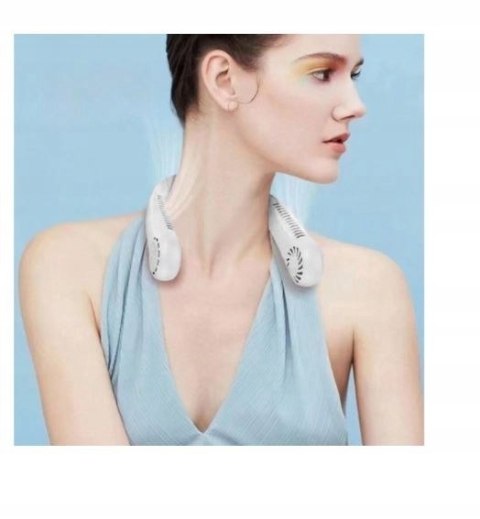 KLIMATYZATOR Przenośny Wiatrak na Szyję Wentylator Mini Chłodzący USB