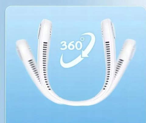 KLIMATYZATOR Przenośny Wiatrak na Szyję Wentylator Mini Chłodzący USB