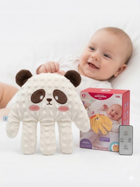 KOJĄCA PANDA AUTOMATYCZNY USYPIACZ DLA NIEMOWLĄT PILOT BABY SHOWER DZIECI