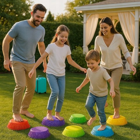 Kamienie Balansujące Świecące Trening Równowagi Sensoryczne Do Ogrodu 10szt