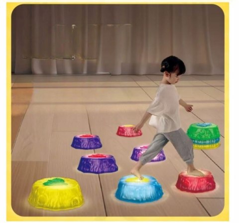 Kamienie Balansujące Świecące Trening Równowagi Sensoryczne Do Ogrodu 10szt