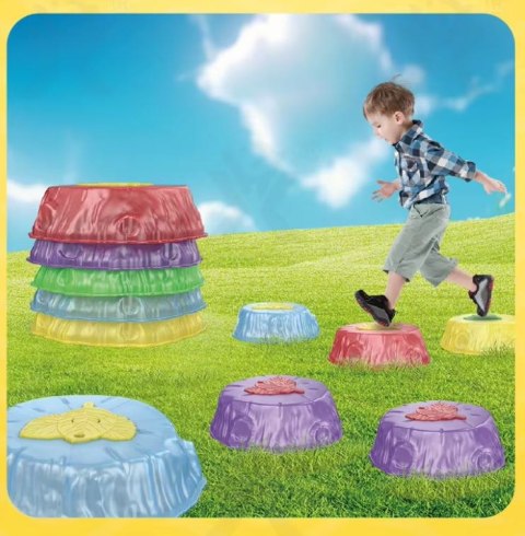 Kamienie Balansujące Świecące Trening Równowagi Sensoryczne Do Ogrodu 10szt