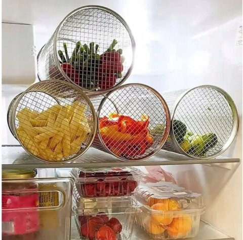 Kosz Do Grillowania Warzyw Frytek RUSZT Siatka Obrotowa 30 x 9,3 cm