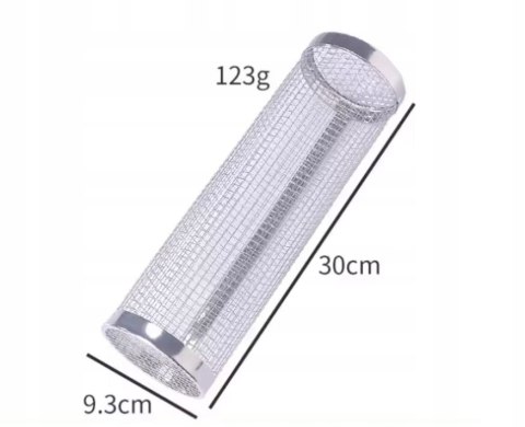 Kosz Do Grillowania Warzyw Frytek RUSZT Siatka Obrotowa 30 x 9,3 cm