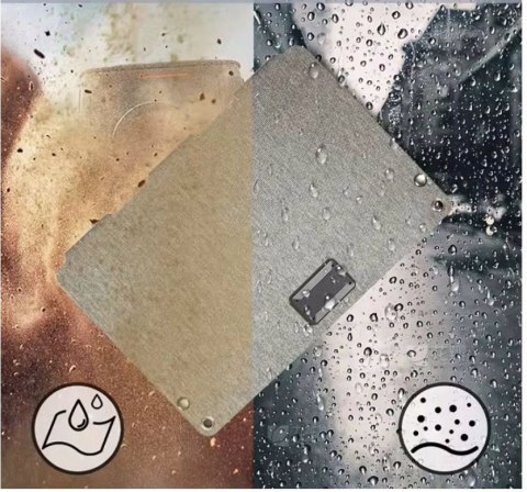 ŁADOWARKA SOLARNA DO TELEFONU 15W PANEL SŁONECZNY TURYSTYCZNY SKŁADANY USBC