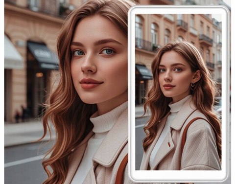 MAGNETYCZNY EKRAN MONITOR ROBIENIA ZDJĘĆ SELFIE TYLNY APARAT Iphone android