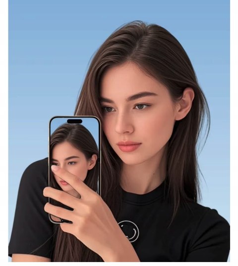 MAGNETYCZNY EKRAN MONITOR ROBIENIA ZDJĘĆ SELFIE TYLNY APARAT Iphone android