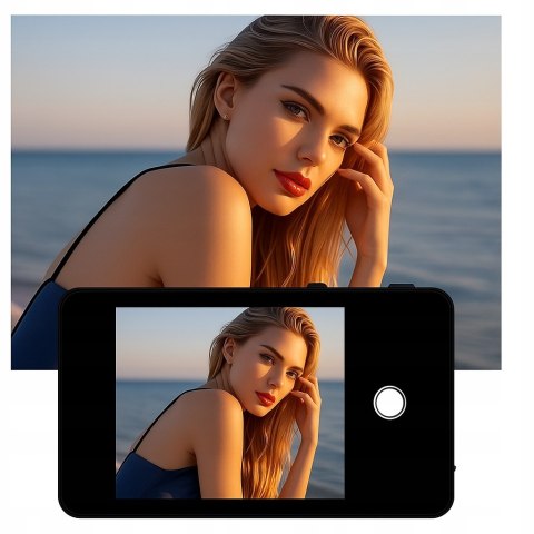 MAGNETYCZNY EKRAN MONITOR ROBIENIA ZDJĘĆ SELFIE TYLNY APARAT Iphone android