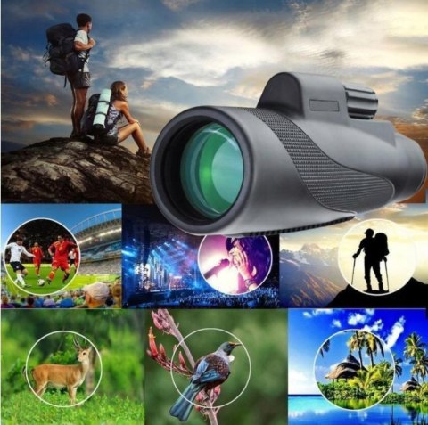 MONOKULAR Survival 50x60 LUNETA Lornetka Obiektyw Prezent Turystyka