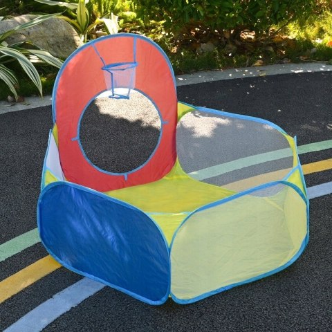 Namiot Dla Dzieci Z Tunelami 5w1 Suchy Basen Domek Zamek i Piłeczki