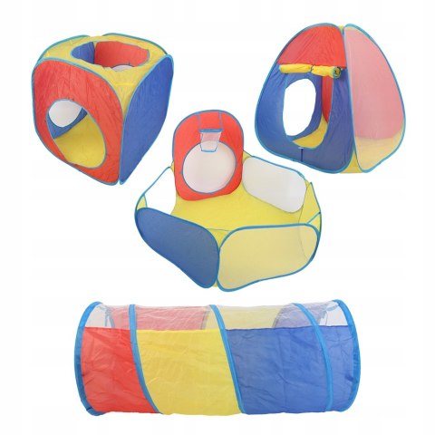 Namiot Dla Dzieci Z Tunelami 5w1 Suchy Basen Domek Zamek i Piłeczki