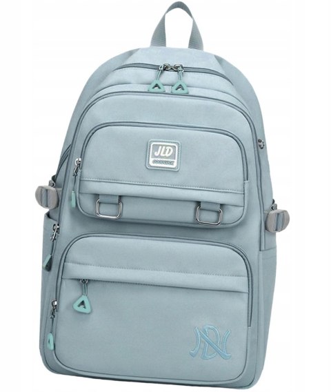 PLECAK Szkolny Młodzieżowy Niebieski Wodoodporny Wielokomorowy 30L Duży