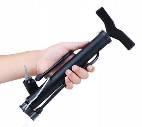 POMPKA ROWEROWA DO PIŁEK BASENU ROWERU MATERACA Z WĘŻYKIEM RĘCZNA +KOŃCÓWKI