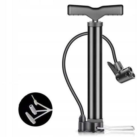 POMPKA ROWEROWA DO PIŁEK BASENU ROWERU MATERACA Z WĘŻYKIEM RĘCZNA +KOŃCÓWKI