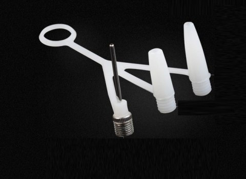 POMPKA ROWEROWA DO PIŁEK BASENU ROWERU MATERACA Z WĘŻYKIEM RĘCZNA +KOŃCÓWKI