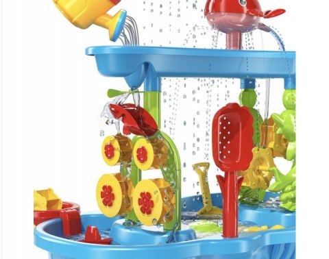 Stolik Wodny Piaskownica Do Piasku Wody Wiaderko Dla Dzieci i Krzesełko