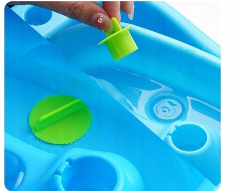 Stolik Wodny Piaskownica Do Piasku Wody Wiaderko Dla Dzieci i Krzesełko