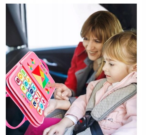 TABLICA Manipulacyjna Sensoryczna MONTESSORI Zegar Walizka Materiałowa 8w1