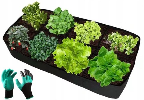 TORBA WOREK Do Uprawy SADZENIA Warzyw DONICZKA 180x90cm RĘKAWICE