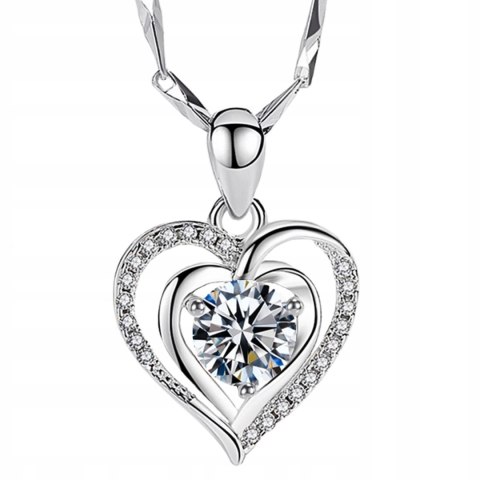 WIECZNA RÓŻA W Pudełku Obrotowym Szkatułka + Naszyjnik DZIEŃ KOBIET PREZENT