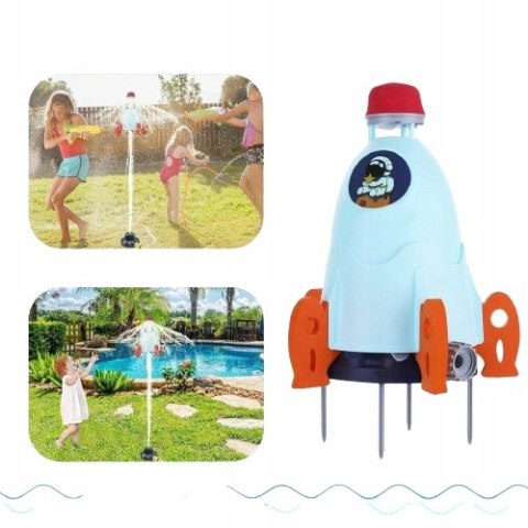 Zraszacz Ogrodowy Rakieta Na Wodę Fontanna Dla Dzieci Zabawka Na Lato