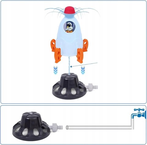 Zraszacz Ogrodowy Rakieta Na Wodę Fontanna Dla Dzieci Zabawka Na Lato