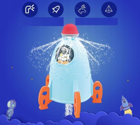 Zraszacz Ogrodowy Rakieta Na Wodę Fontanna Dla Dzieci Zabawka Na Lato