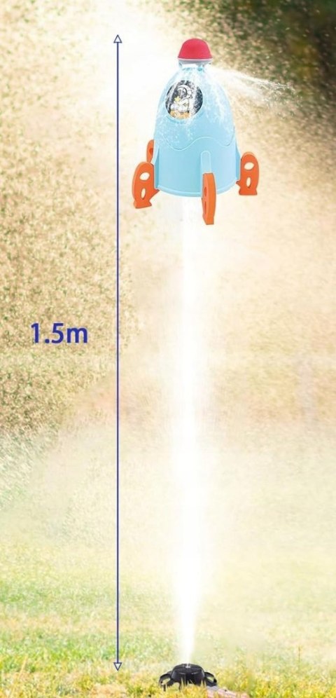Zraszacz Ogrodowy Rakieta Na Wodę Fontanna Dla Dzieci Zabawka Na Lato
