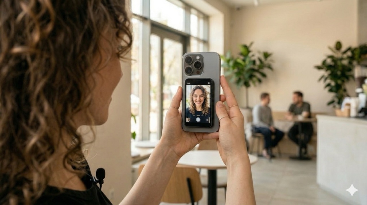 Jak nagrywać profesjonalne vlogi telefonem? Oświetlenie, kadrowanie i podgląd na żywo